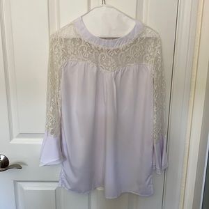 White lace blouse !
